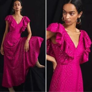 Anthropologie Hutch Pink Dress